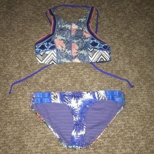 Maaji high neck mix match top and bottom